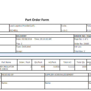 Electronic Parts ordering system (E-POS) - Applizone